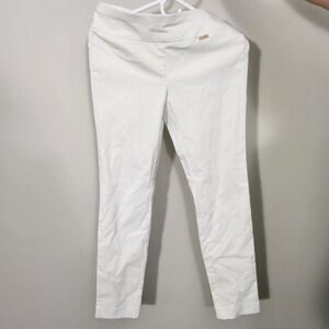 Inc Petite Tummy Control Skinny Regular Length Midrise Pants white size 4P NWT